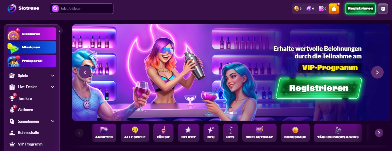 SlotRave Casino Austria